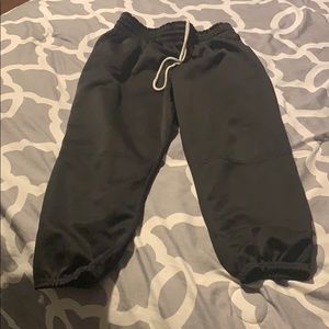 Boys Black Baseball Pants